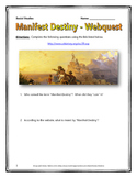 Manifest Destiny - Webquest with Key (History.com)