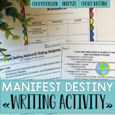 Manifest Destiny Writing Activity