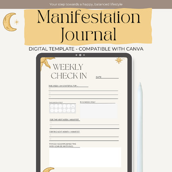 Preview of Manifestation Journal - (DIGITAL) Your Key to Daily Empowerment and Success!