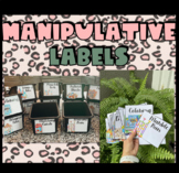 Manipulative Labels/Morning Tub Labels-NOT editable