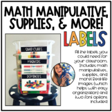 Manipulative, Supplies, & More Labels