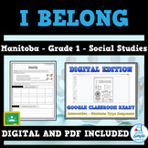 Manitoba Grade 1 Social Studies - Cluster 1 - I Belong