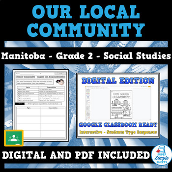 Preview of Manitoba Grade 2 Social Studies - Cluster 1 - Our Local Community
