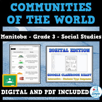 Preview of Manitoba Grade 3 Social Studies - Cluster 3 - Communities of the World