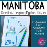 Manitoba Province Coordinate Graphing Picture 1st Quadrant