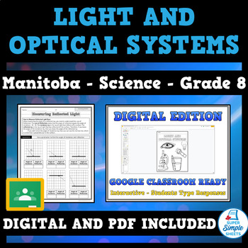 Preview of Manitoba Science - Cluster 2 - Grade 8 - Light and Optical Systems