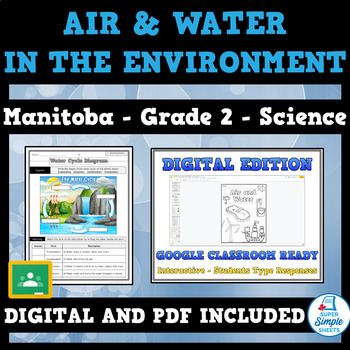 Preview of Manitoba Science - Cluster 4 - Grade 2 - Air and Water in the Environment