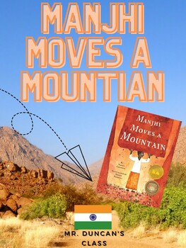 Preview of Manjhi Moves A Mountain- Reading and Social Studies Connection/Jamboard