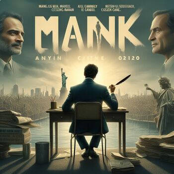 Preview of Mank (2020) Movie Viewing Guide: Summary/Vocabulary/Questions