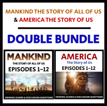 Preview of Mankind The Story of All of Us & America The Story of Us - DOUBLE BUNDLE