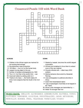 Mankind the Story of All of Us Episode 11 Worksheet Puzzles by Elise