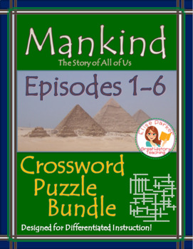 Preview of Mankind the Story of All of Us Episodes 1-6 PUZZLE BUNDLE
