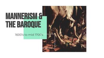 Preview of Mannerism and the Baroque Presenation