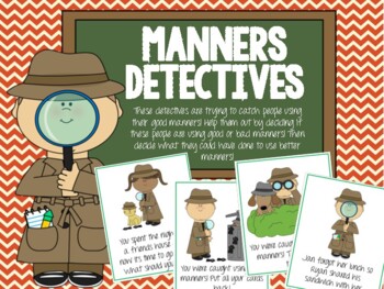 Preview of Manners Detectives! Pragmatic Language, Social Skills Game!