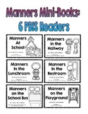 Preview of Manners Mini Book Set:  6 PBIS Readers