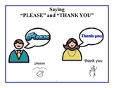 Manners/ Saying Please and Thank You Social Story