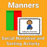 Manners Social Story and Activity Bundle