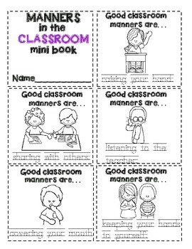 manners in the classroom by buckeye school counselor tpt