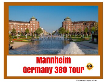 Preview of Mannheim Germany Tour Project - Digital or Printable - distance learning