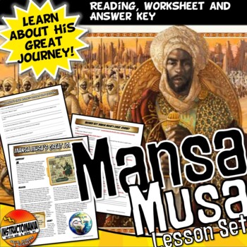 Preview of Mansa Musa's Great Journey A Common Core Writing and Literacy Activity