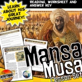Mansa Musa's Great Journey A Common Core Writing and Liter