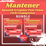 Mantener - Spanish Irregular Past Tense Verb Conjugation Bundle