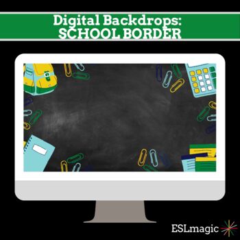 Preview of ManyCam Digital Teaching Background SCHOOL