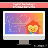 Manycam Digital Teaching Background FAMILY & HOME