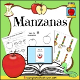 Manzanas - Spanish Apple Activities for Preschool