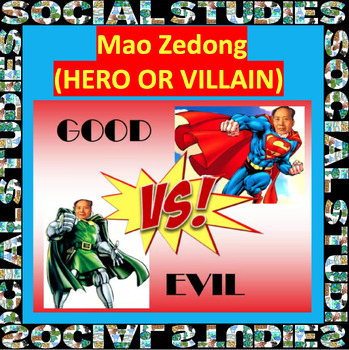 Preview of Mao Zedong (HERO OR VILLAIN) Common Core Reading-Debate-Activity Bundle