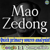 Mao Zedong Primary Source Analysis | Great Primary Source 