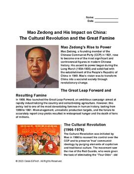 Preview of Mao Zedong and His Impact on China: The Cultural Revolution and the Great Famine