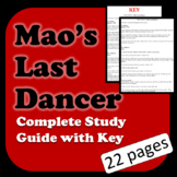 Mao's Last Dancer Study Guide Questions with Key