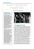 Mao's seizure of power 1949