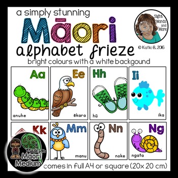 Maori Alphabet Chart