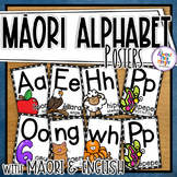 Maori Alphabet Posters with Te Reo Maori & English - for N