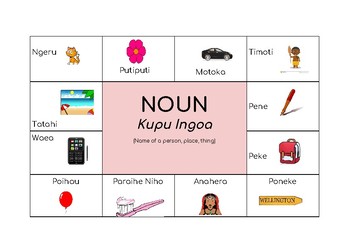 Preview of Maori NOUN Poster