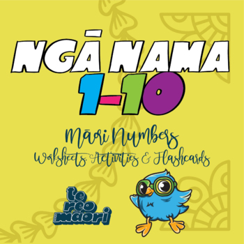 Preview of Maori Numbers 1-10, Worksheets and Flashcards, Activities for Children