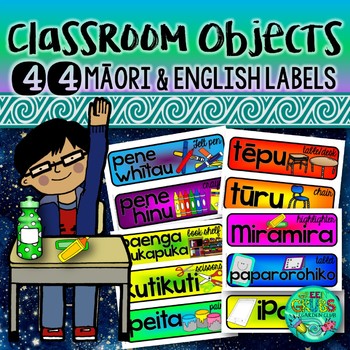 Preview of Maori classroom object labels
