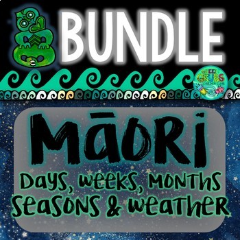 Preview of Maori days of the Week, Months & Seasons BUNDLE