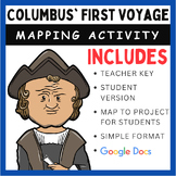 Columbus' First Voyage: Map Activity: