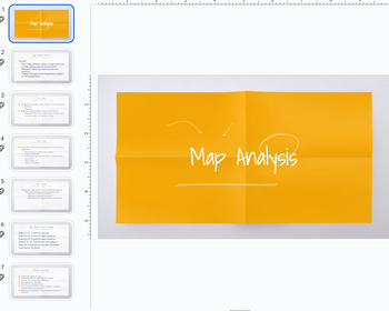 Preview of Map Analysis Project using Google Slides
