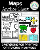 Map Anchor Chart Poster - Kindergarten - Country, State, T