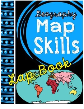 Preview of Map & Globe Skills Lap Book