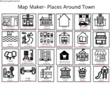 Map Maker- Places Around Town English & Spanish