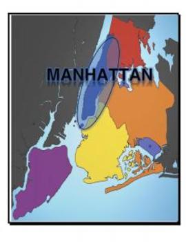Preview of Map, New York, 5 Boroughs