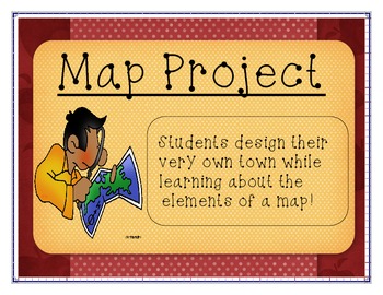 Preview of ** Geography Map Skills Project ** Encourages Creativity and Excitement