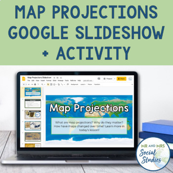 Preview of Map Projections and Types of World Maps Activities for Google Drive