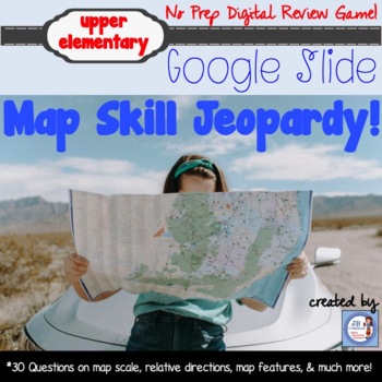 Preview of Map Skill Jeopardy Game using Google Slides
