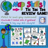 Map Skill Tic Tac Toe!  A differentiated map skill review game!